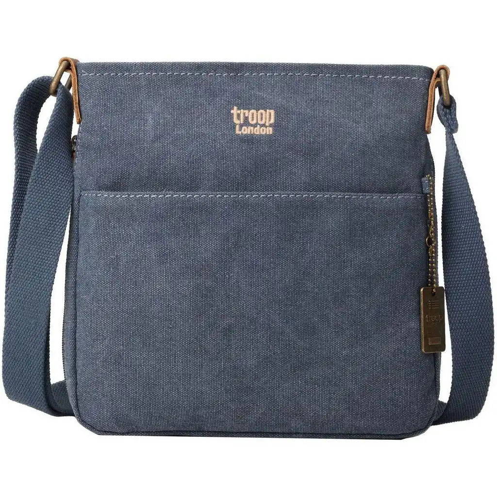 Troop London Canvas Cross Body Bag - Troop London Classic - 11 Colours Luggage & Bags > Messenger Bags > Canvas Crossbody Bags > Across body Bag > Troop London Bags > Troop London Classic Cross Body Bag emmy-jane-boutique.myshopify.com