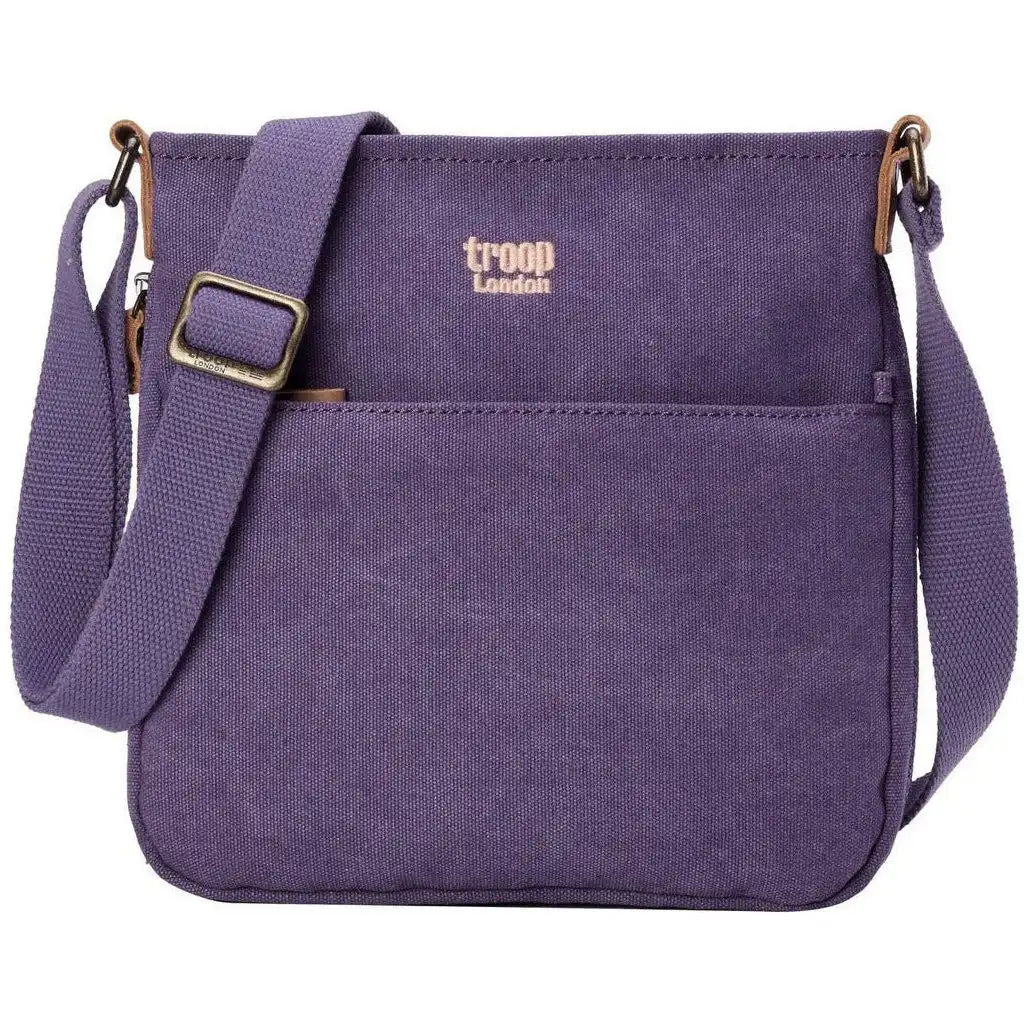 Troop London Canvas Cross Body Bag - Troop London Classic - 11 Colours Luggage & Bags > Messenger Bags > Canvas Crossbody Bags > Across body Bag > Troop London Bags > Troop London Classic Cross Body Bag emmy-jane-boutique.myshopify.com