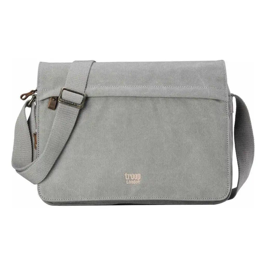 Troop London Canvas Messenger Bag - Troop London Classic - 6 Great Colours 3032 - Apparel & Accessories > Handbags, Wallets & Cases > Handbags > Crossbody Bags emmy-jane-boutique.myshopify.com