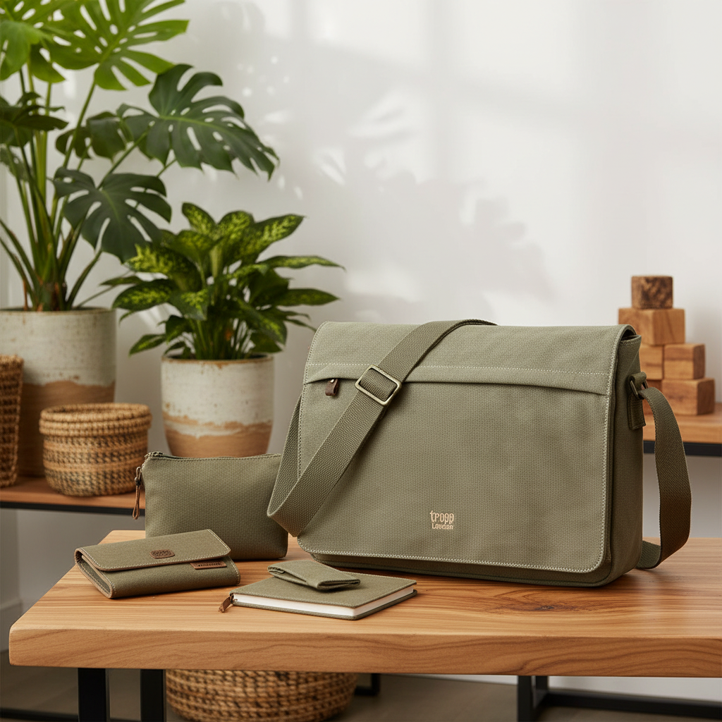 Canvas Messenger Bag - Troop London Classic - 6 Great Colours