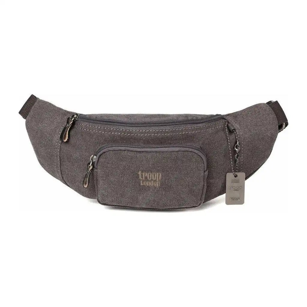 Troop London Canvas Bag - Troop London Classic - 8 Colours Luggage & Bags > Fanny Packs > Waist Bags > Troop London Bags > Classic Canvas Waist Bag emmy-jane-boutique.myshopify.com