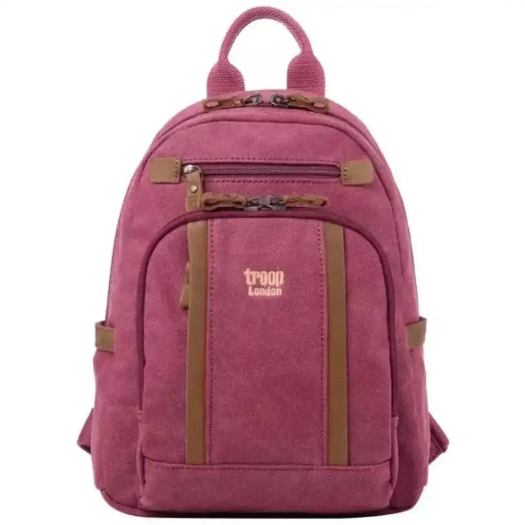 Troop London Small Canvas Backpack - Troop London Classic Canvas Backpack Luggage & Bags > Backpacks > Backpacks > Small Canvas Backpack > Troop London Classic Canvas Backpack emmy-jane-boutique.myshopify.com