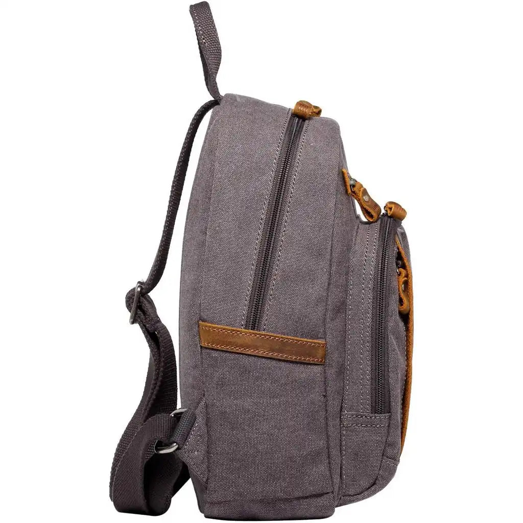 Troop London Small Canvas Backpack - Troop London Classic Canvas Backpack Luggage & Bags > Backpacks > Backpacks > Small Canvas Backpack > Troop London Classic Canvas Backpack emmy-jane-boutique.myshopify.com