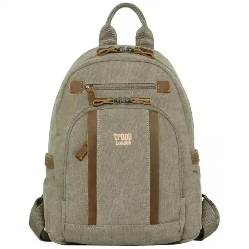 Troop London Small Canvas Backpack - Troop London Classic Canvas Backpack Luggage & Bags > Backpacks > Backpacks > Small Canvas Backpack > Troop London Classic Canvas Backpack emmy-jane-boutique.myshopify.com