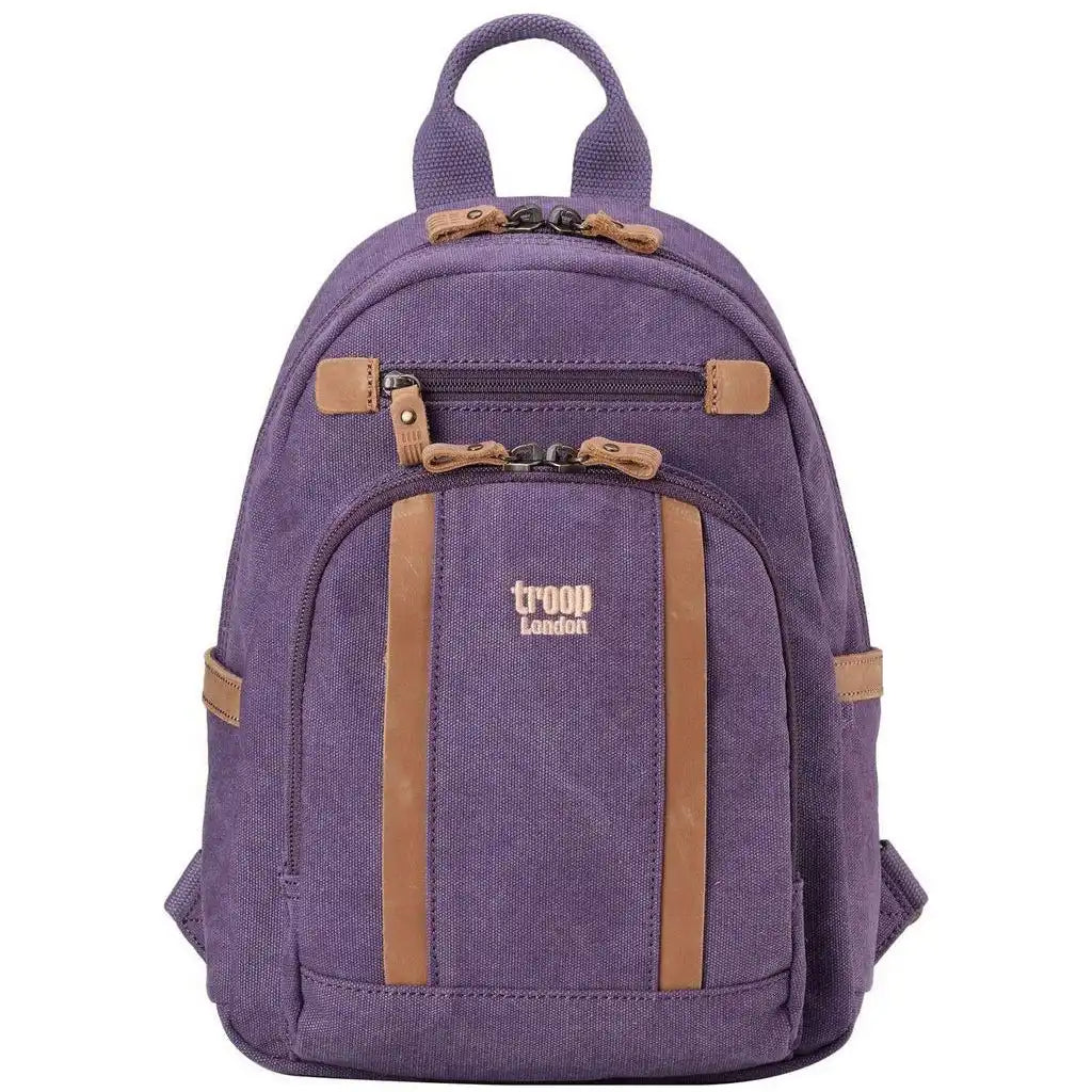 Troop London Small Canvas Backpack - Troop London Classic Canvas Backpack Luggage & Bags > Backpacks > Backpacks > Small Canvas Backpack > Troop London Classic Canvas Backpack emmy-jane-boutique.myshopify.com