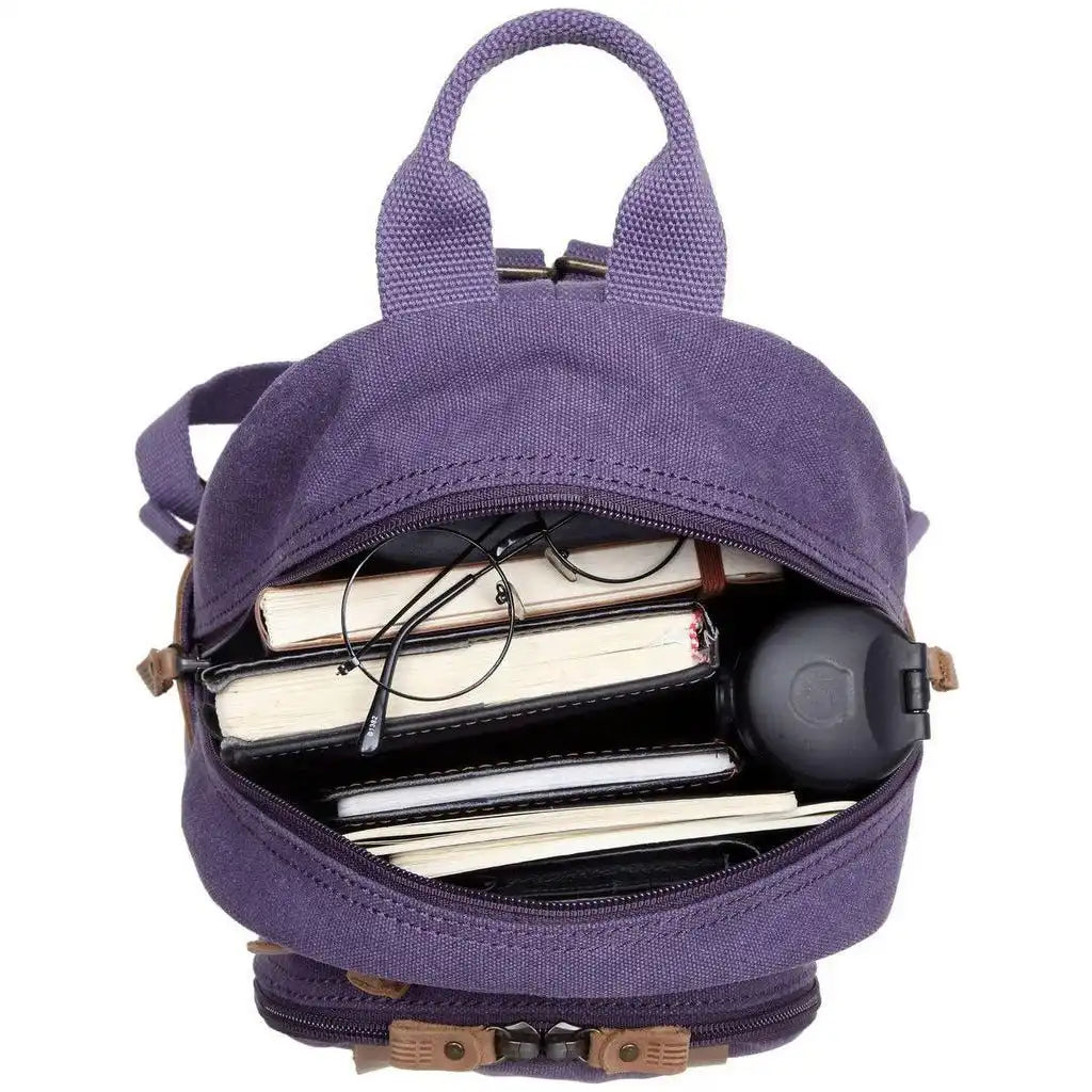 Troop London Small Canvas Backpack - Troop London Classic Canvas Backpack Luggage & Bags > Backpacks > Backpacks > Small Canvas Backpack > Troop London Classic Canvas Backpack emmy-jane-boutique.myshopify.com