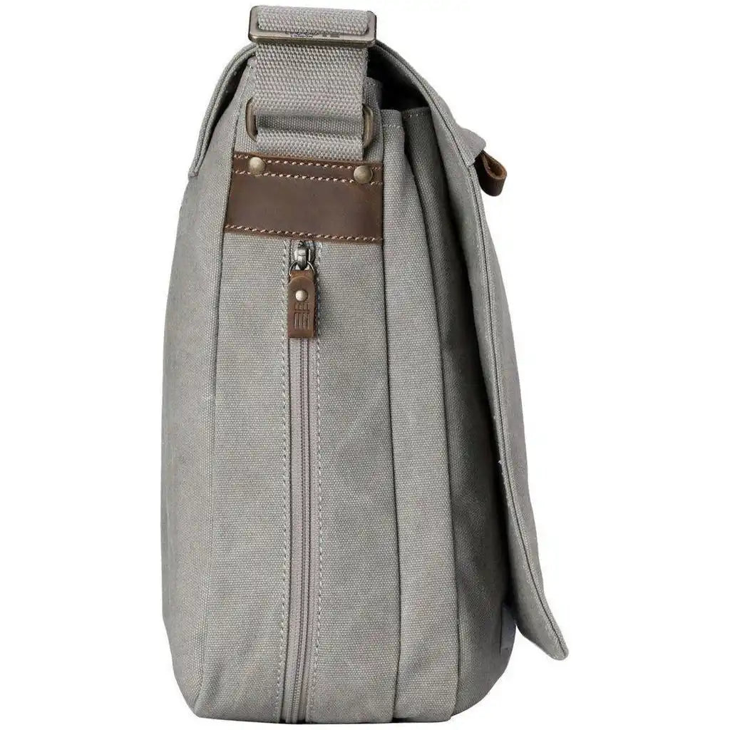 Troop London Canvas Laptop Messenger Bag - Troop London Classic  - 18'' Diagonally Luggage & Bags > Messenger Bags > Canvas Crossbody Bags > Across body Bag > Troop London Bags > Troop London Classic Cross Body Bag > Canvas Laptop Messenger Bag emmy-jane-boutique.myshopify.com