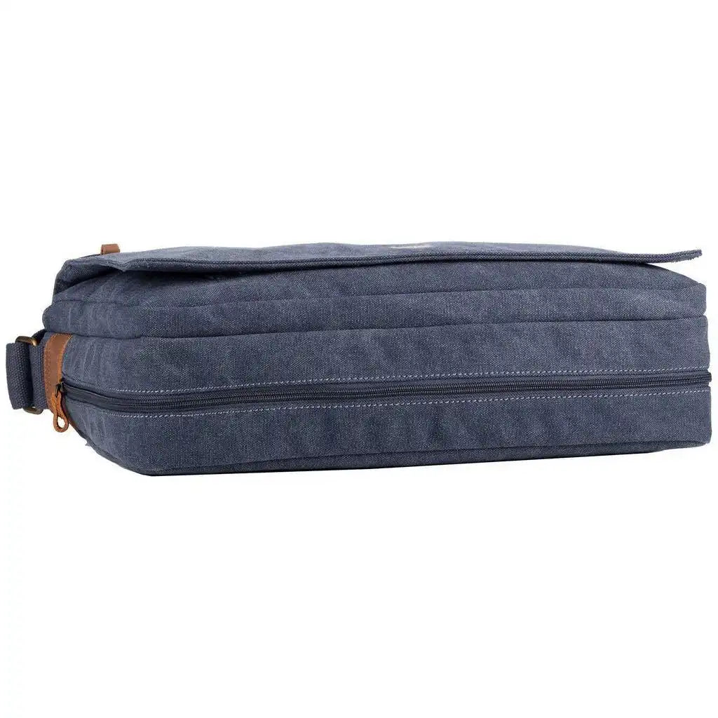 Troop London Canvas Laptop Messenger Bag - Troop London Classic  - 18'' Diagonally Luggage & Bags > Messenger Bags > Canvas Crossbody Bags > Across body Bag > Troop London Bags > Troop London Classic Cross Body Bag > Canvas Laptop Messenger Bag emmy-jane-boutique.myshopify.com