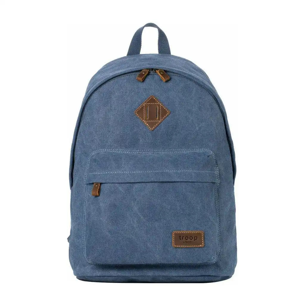 Troop London Canvas Backpack - Troop London Heritage Casual Daypack - 11 Great Colours Luggage & Bags > Backpacks > Troop London Bags > Heritage Canvas Backpacks > Smart Casual Daypack emmy-jane-boutique.myshopify.com