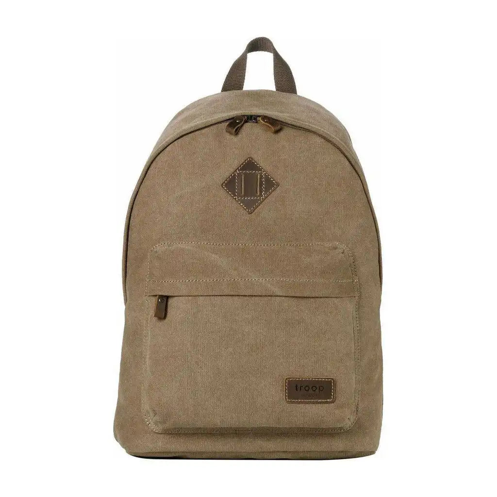 Troop London Canvas Backpack - Troop London Heritage Casual Daypack - 11 Great Colours Luggage & Bags > Backpacks > Troop London Bags > Heritage Canvas Backpacks > Smart Casual Daypack emmy-jane-boutique.myshopify.com