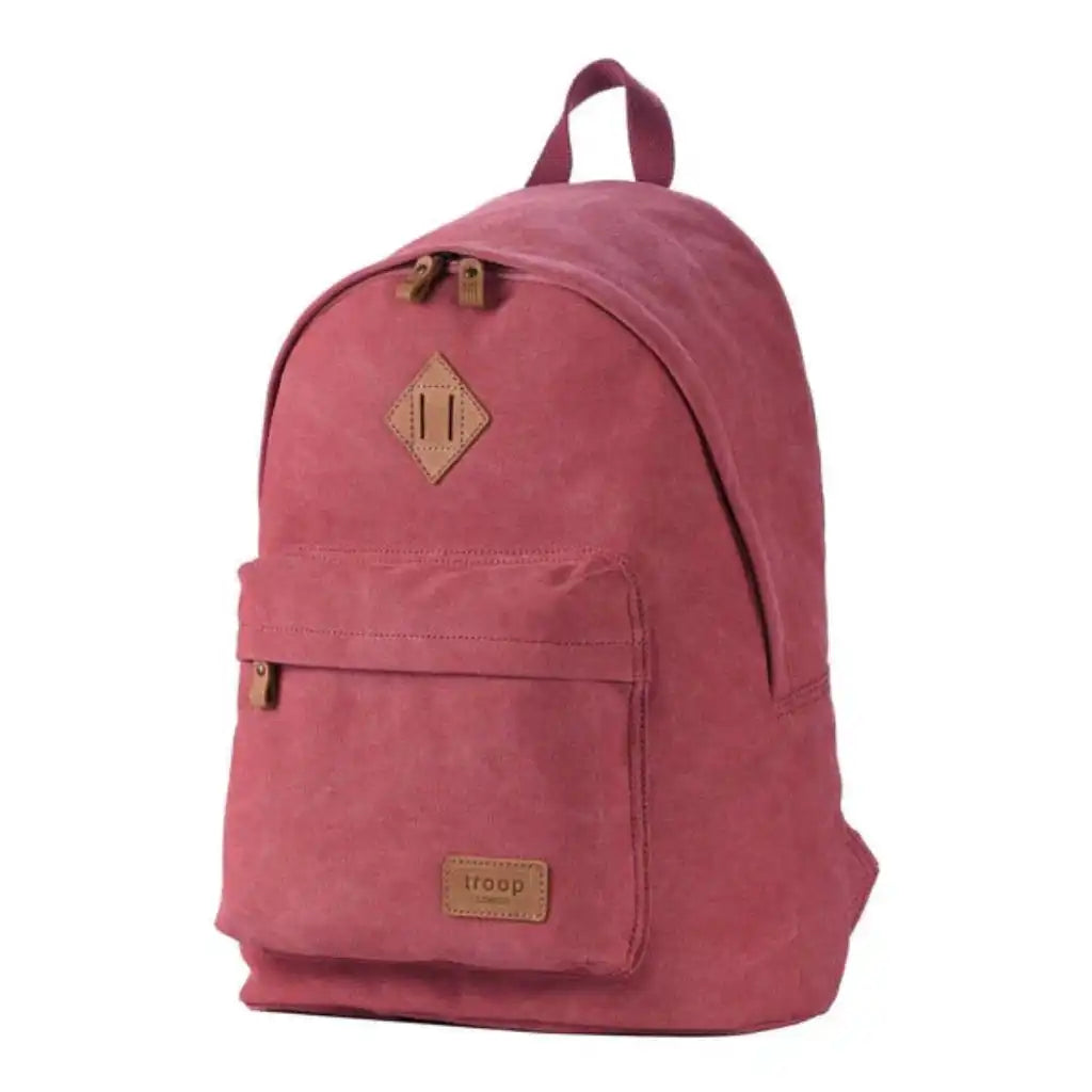 Troop London Canvas Backpack - Troop London Heritage Casual Daypack - 11 Great Colours Luggage & Bags > Backpacks > Troop London Bags > Heritage Canvas Backpacks > Smart Casual Daypack emmy-jane-boutique.myshopify.com