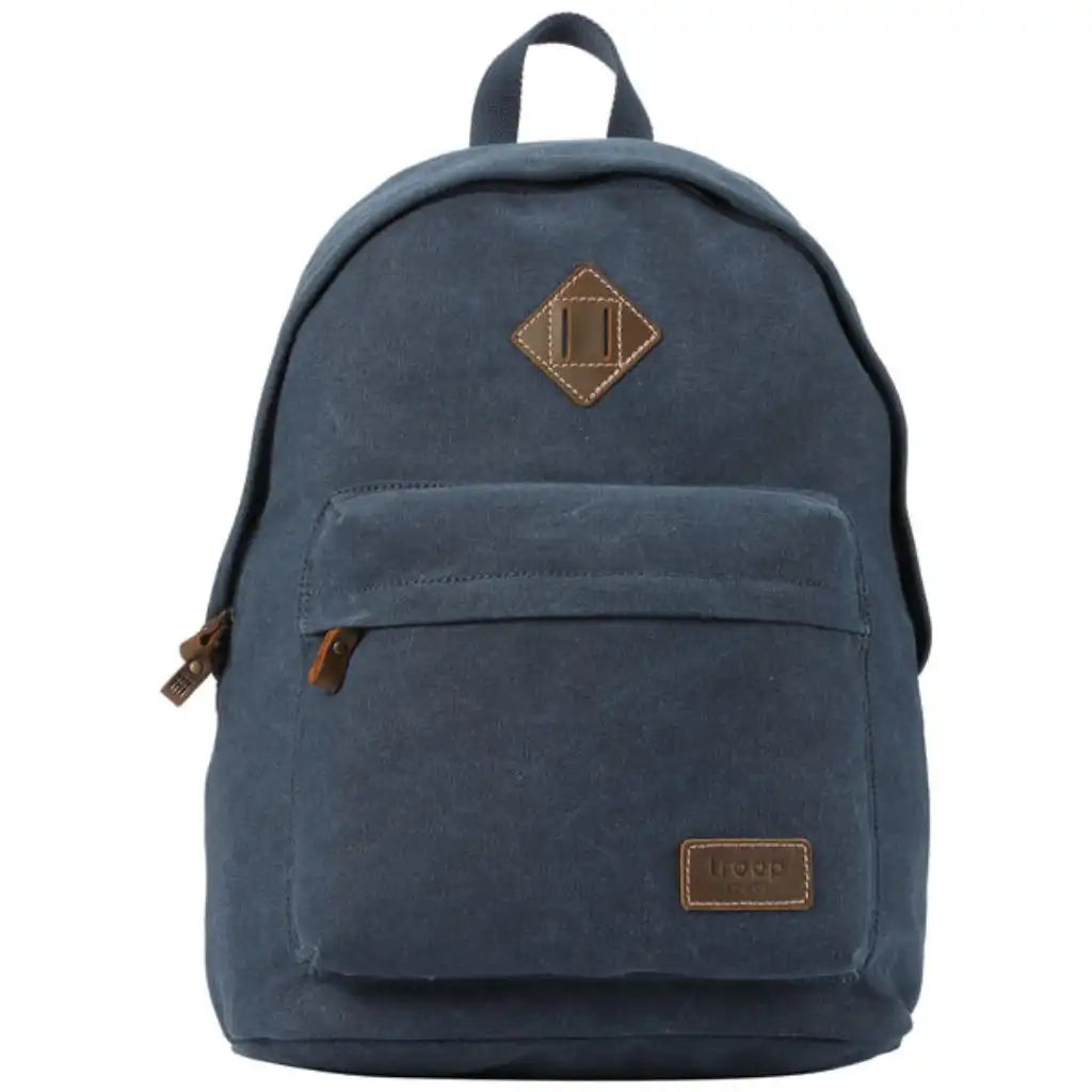 Troop London Canvas Backpack - Troop London Heritage Casual Daypack - 11 Great Colours Luggage & Bags > Backpacks > Troop London Bags > Heritage Canvas Backpacks > Smart Casual Daypack emmy-jane-boutique.myshopify.com