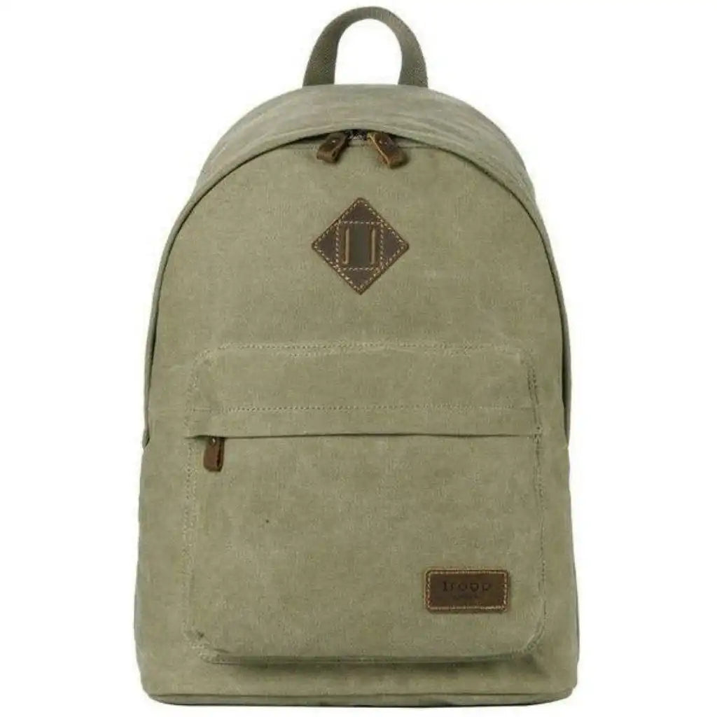 Troop London Canvas Backpack - Troop London Heritage Casual Daypack - 11 Great Colours Luggage & Bags > Backpacks > Troop London Bags > Heritage Canvas Backpacks > Smart Casual Daypack emmy-jane-boutique.myshopify.com