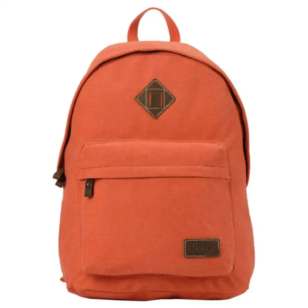 Troop London Canvas Backpack - Troop London Heritage Casual Daypack - 11 Great Colours Luggage & Bags > Backpacks > Troop London Bags > Heritage Canvas Backpacks > Smart Casual Daypack emmy-jane-boutique.myshopify.com