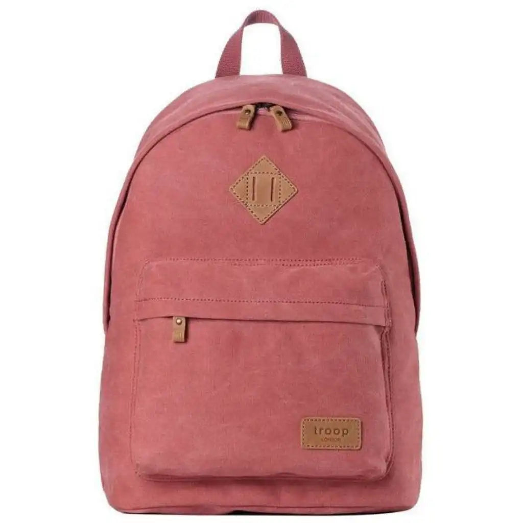 Troop London Canvas Backpack - Troop London Heritage Casual Daypack - 11 Great Colours Luggage & Bags > Backpacks > Troop London Bags > Heritage Canvas Backpacks > Smart Casual Daypack emmy-jane-boutique.myshopify.com