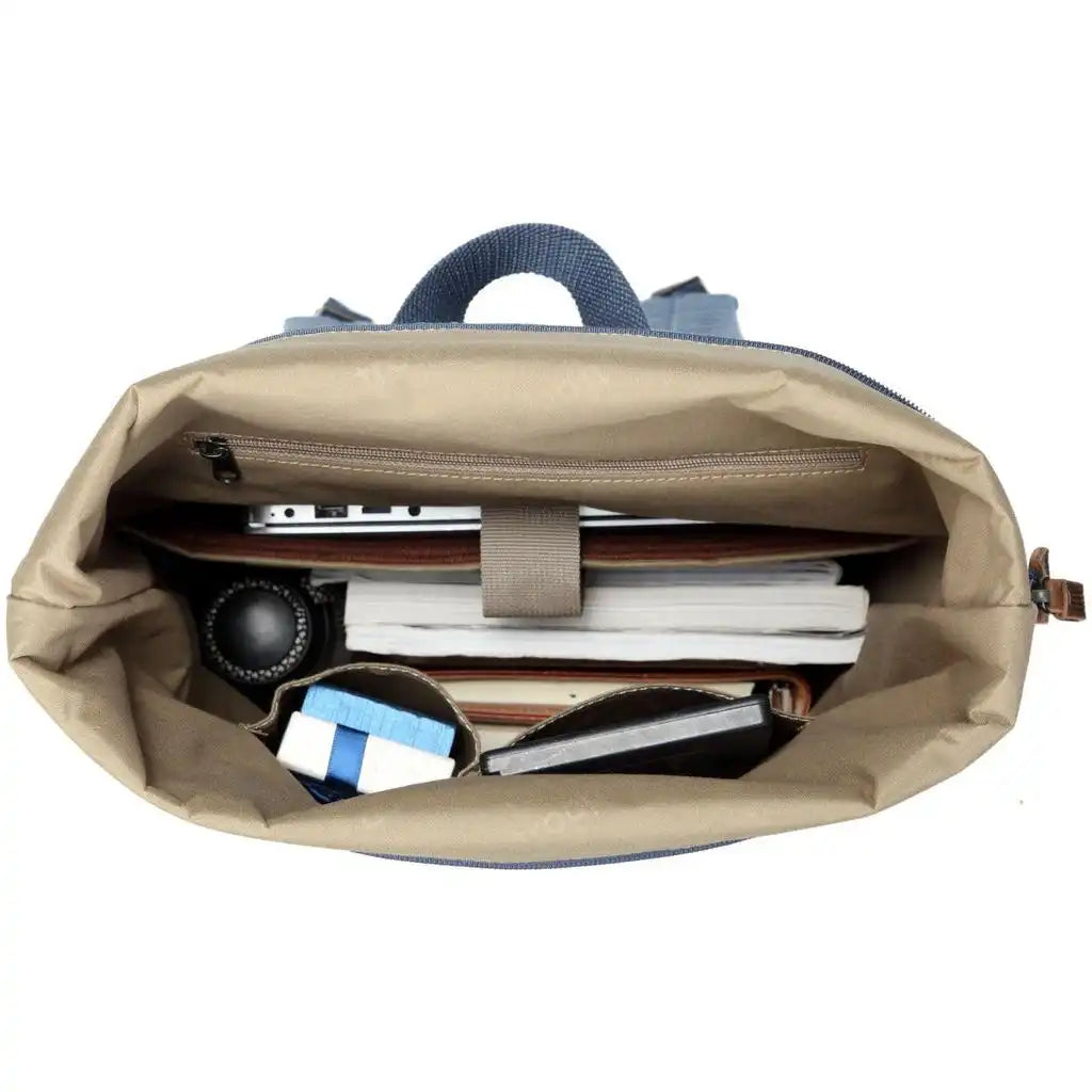 Troop London Laptop Backpack - Troop London - Heritage Canvas 15" Smart Casual Daypack Luggage & Bags > Backpacks > Laptop Backpack > Troop London Bags > Heritage Canvas Backpacks > 15" Laptop Backpacks > Smart Casual Daypack emmy-jane-boutique.myshopify.com