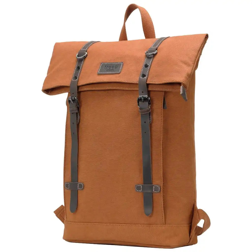 Troop London Laptop Backpack - Troop London - Heritage Canvas 15" Smart Casual Daypack Luggage & Bags > Backpacks > Laptop Backpack > Troop London Bags > Heritage Canvas Backpacks > 15" Laptop Backpacks > Smart Casual Daypack emmy-jane-boutique.myshopify.com