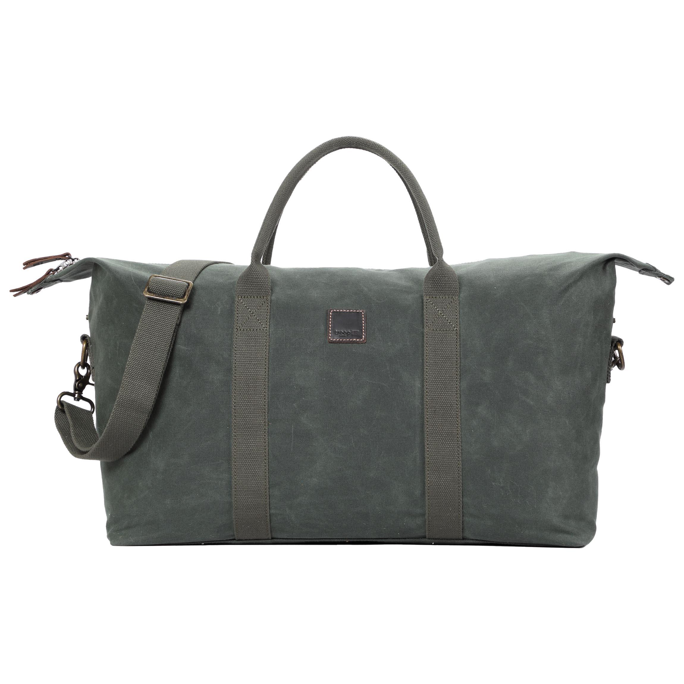 TRP0546 Troop London Heritage Canvas Canvas Holdall - Large-5