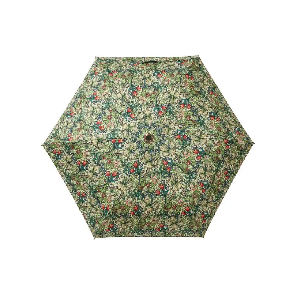 Signare Tapestry William Morris Golden Lily - Automatic Folding Umbrella Umbrella emmy-jane-boutique.myshopify.com