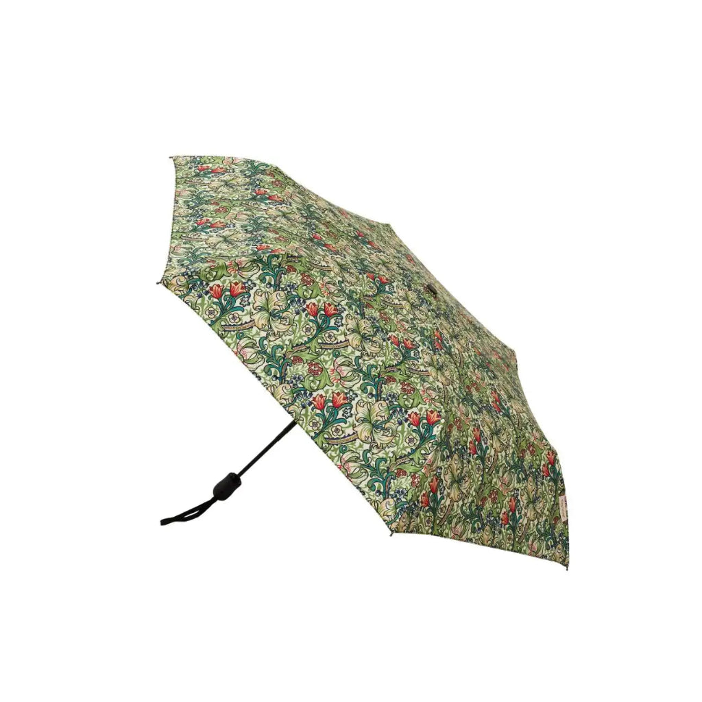 Signare Tapestry William Morris Golden Lily - Automatic Folding Umbrella Umbrella emmy-jane-boutique.myshopify.com