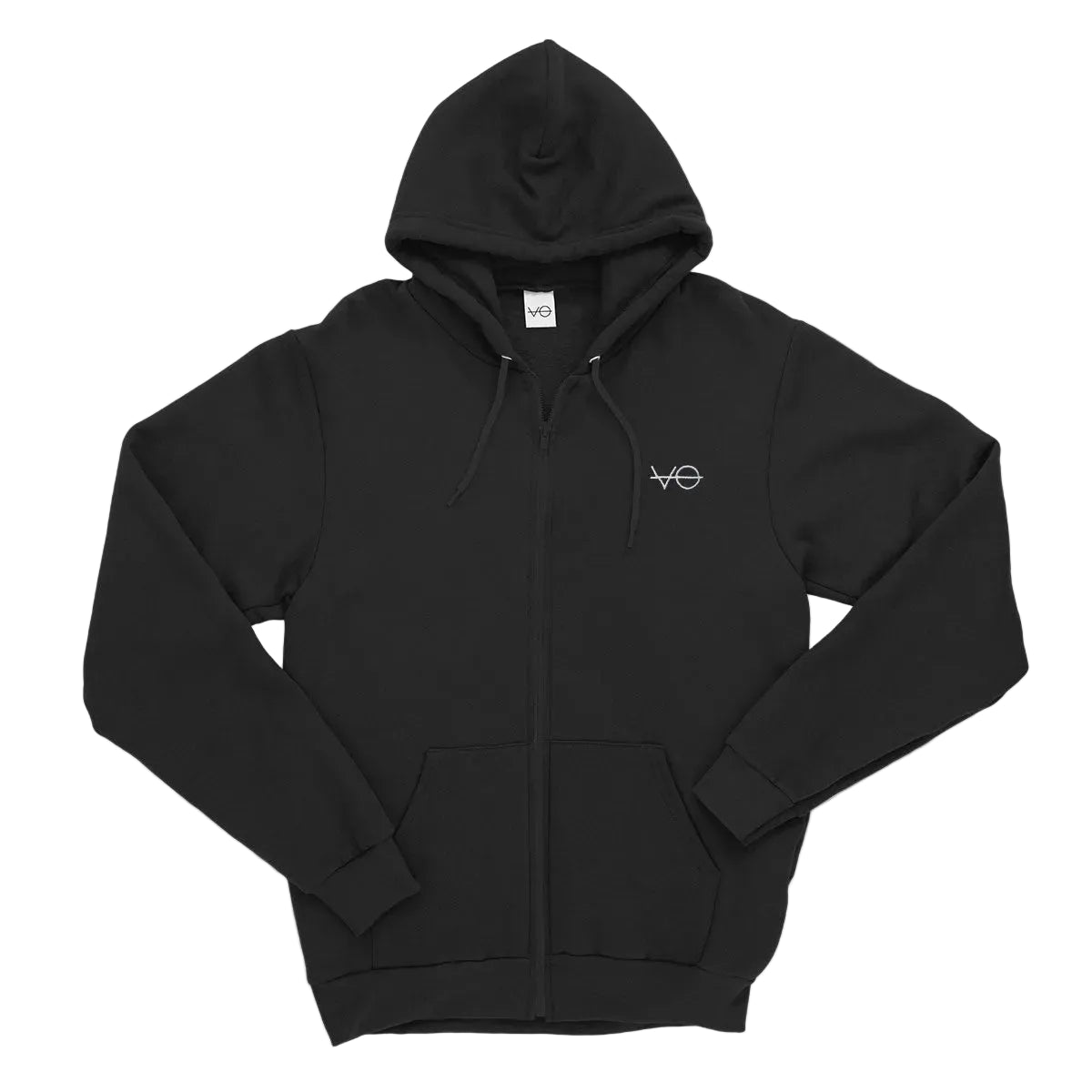 Unisex Zip Up Cotton Hoodie Soft Feel Everyday Essential