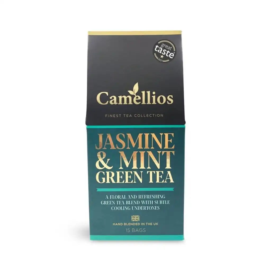 Camellios Tea Gift Box - 3 Exotic Tea Blends - Eco-Friendly & Plastic-Free Food, Beverages & Tobacco > Beverages > Tea & Infusions > Herbal Teas > Herbal Tea Gift Set > Tea Gift Box > 3 Exotic Tea Blends > Eco-Friendly & Plastic-Free Teas emmy-jane-boutique.myshopify.com