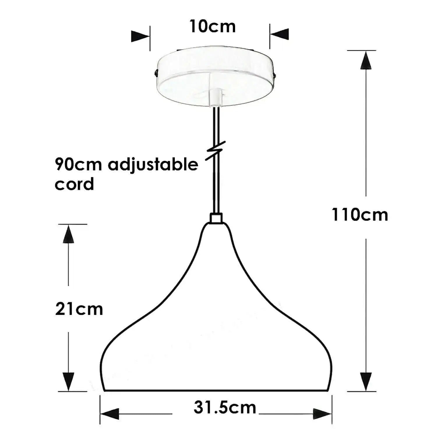 LEDSone Industrial Vintage Metal Ceiling Green Hanging Pendant Lamp Shade Home & Garden > Lighting > Lighting Fixtures > Ceiling Light Fixtures > Green Metal Ceiling Lights emmy-jane-boutique.myshopify.com