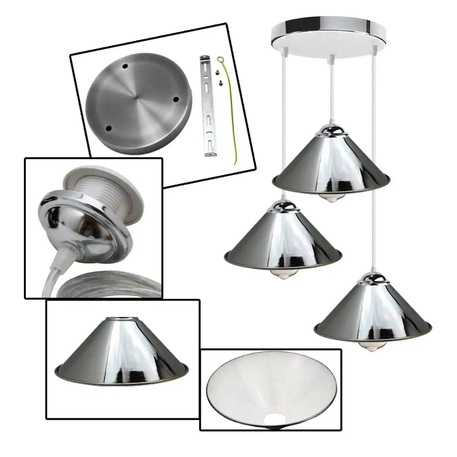 LEDSone Vintage Industrial Retro Loft Style Ceiling Lamp Shade Pendant Home & Garden > Lighting > Lighting Fixtures > Ceiling Light Fixtures > Vintage Industrial Retro Loft Style Ceiling Lamp Shade Pendant emmy-jane-boutique.myshopify.com