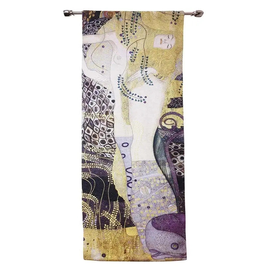 Signare Tapestry Gustav Klimt Portrait of Sea Serpent - Wall Hanging 68cm x 173cm Home & Garden > Decor > Artwork > Posters, Prints, & Visual Artwork > Tapastry Wall Hangings emmy-jane-boutique.myshopify.com