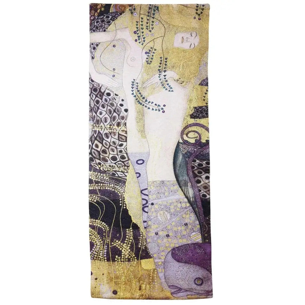 Signare Tapestry Gustav Klimt Portrait of Sea Serpent - Wall Hanging 68cm x 173cm Home & Garden > Decor > Artwork > Posters, Prints, & Visual Artwork > Tapastry Wall Hangings emmy-jane-boutique.myshopify.com