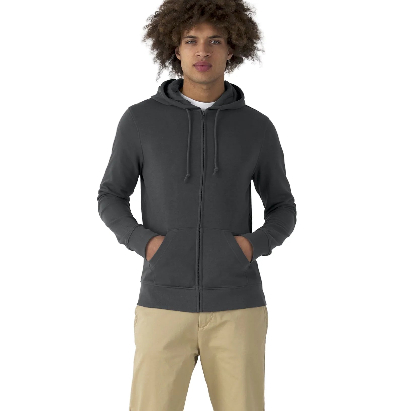 Organic Cotton Zipped Hoodie