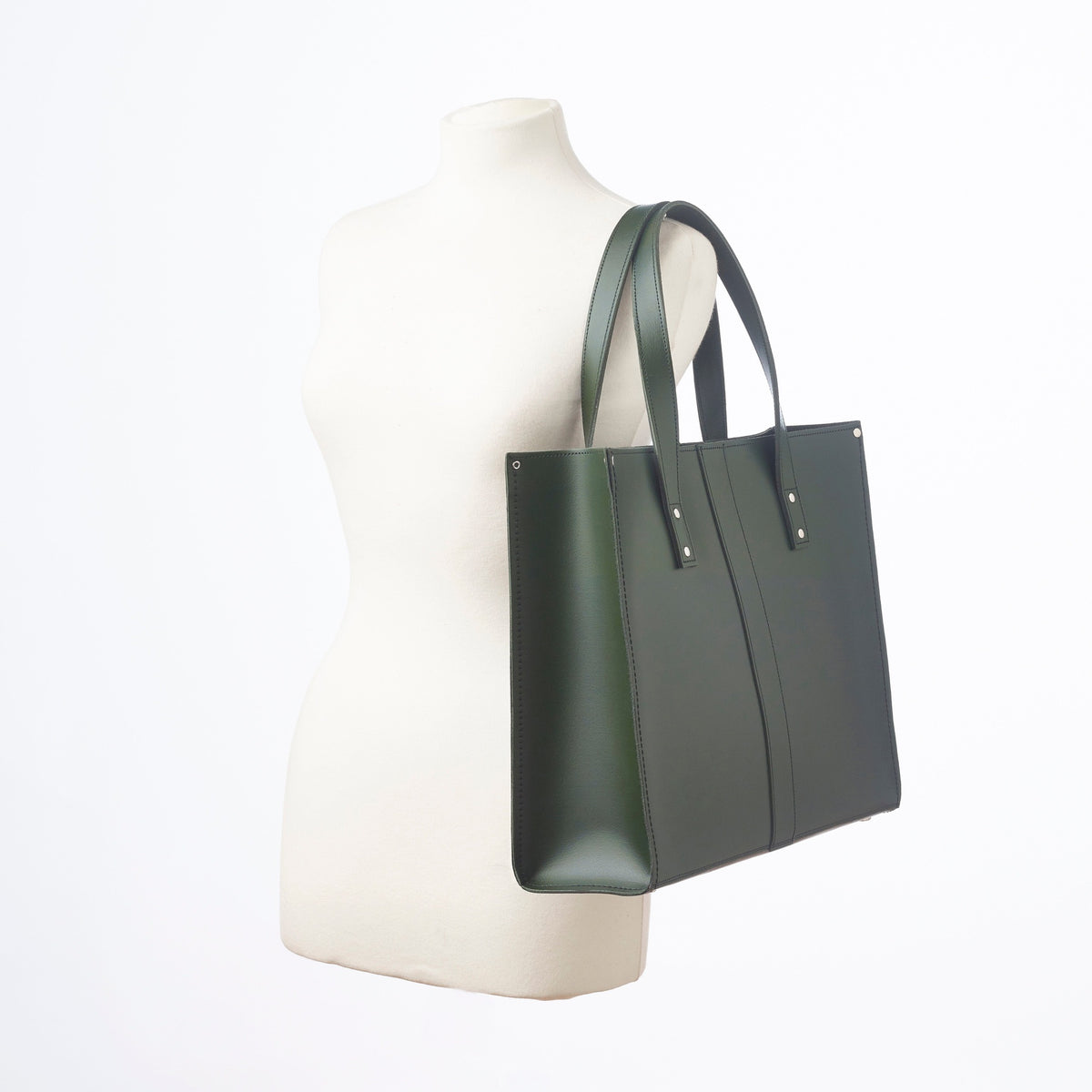 leather tote bag with inside pocket