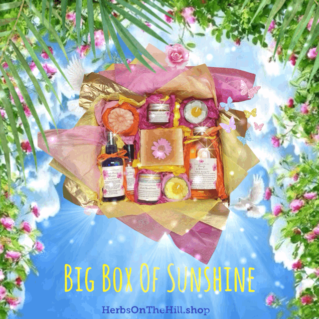 Self Care Gift Set - A Big Box of Sunshine To Lift Your Spirits, Rain or Shine