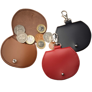 Mini saddle bag coin purse charm