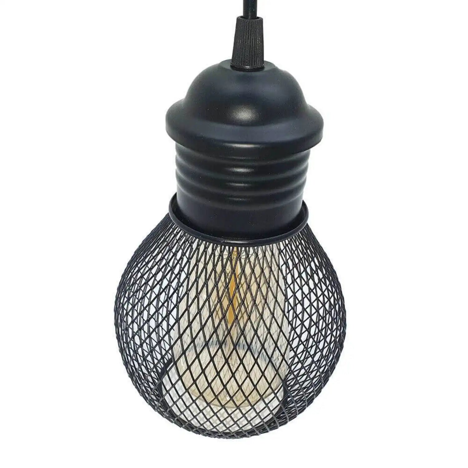 LEDSone 3 Head Retro Industrial Loft Cage Ceiling Pendant Light Home & Garden > Lighting > Lighting Fixtures > Ceiling Light Fixtures > Wire Cage Lights >3 Head Retro Industrial Loft Cage Ceiling Pendant Lights emmy-jane-boutique.myshopify.com