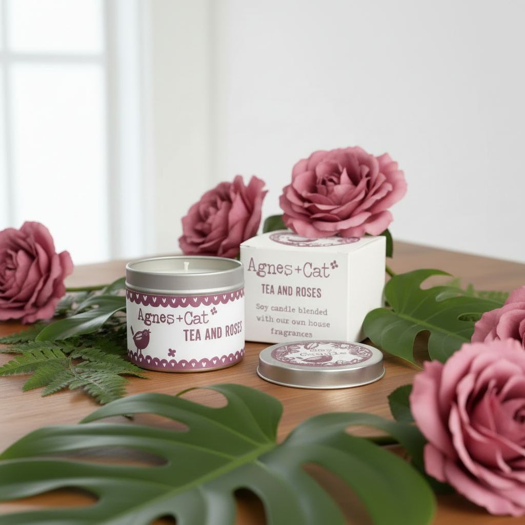 Agnes+Cat Soy Wax Tin Candles Vegan & Plastic-Free