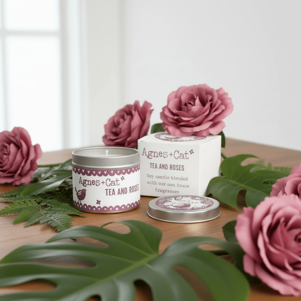 Agnes+Cat Soy Wax Tin Candles Vegan & Plastic-Free