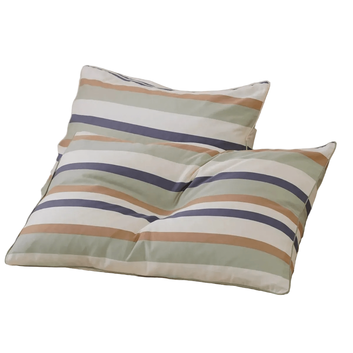 Bamboo & Cotton Pillowcases - Ackly Bamboo Stripe Pillowcases Pair
