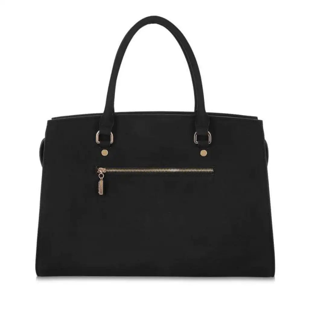 LaBante London Aricia Black Vegan Laptop Bag Luggage & Bags > Briefcases > Laptop Tote Bags > Vegan Laptop Bag > Vegan Work Handbag emmy-jane-boutique.myshopify.com