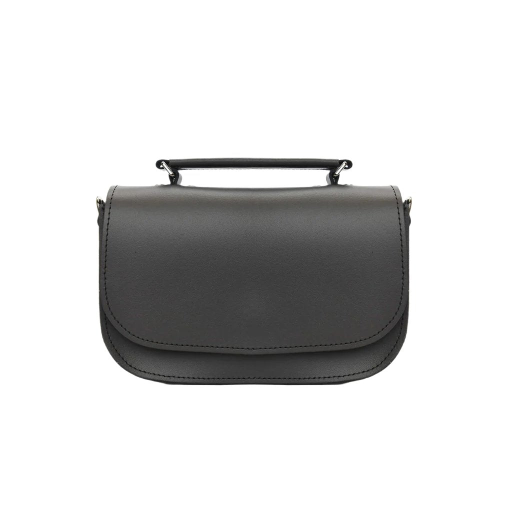 Aura Handmade Leather Bag - Graphite-0