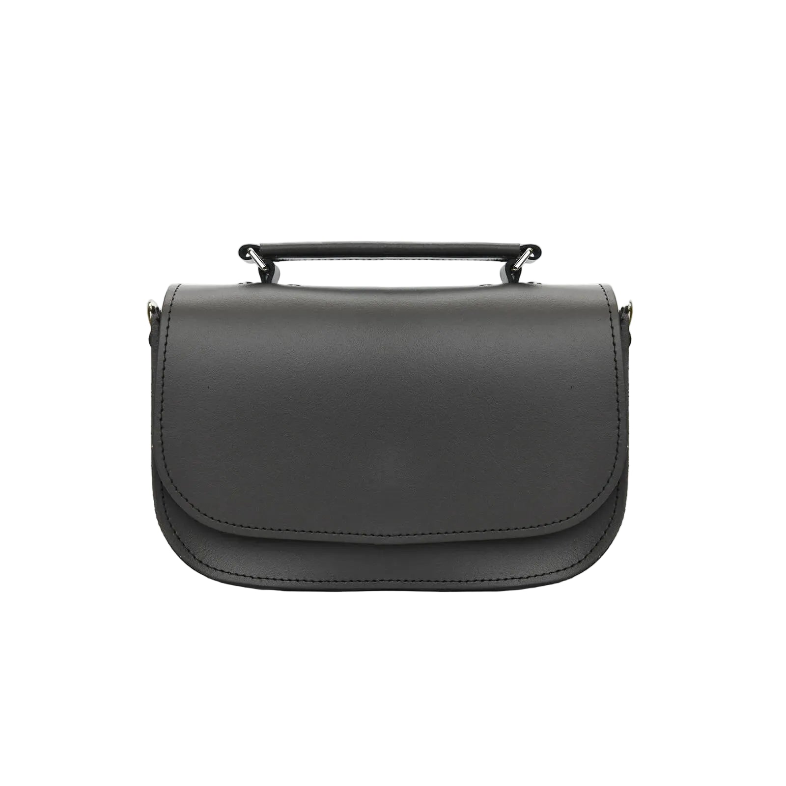 Zatchels Aura Handmade Leather Bag - Graphite Clutch Bag emmy-jane-boutique.myshopify.com