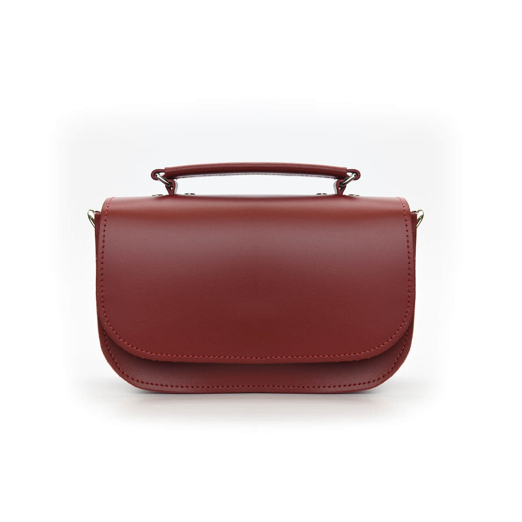 Aura Handmade Leather Bag - Red-0