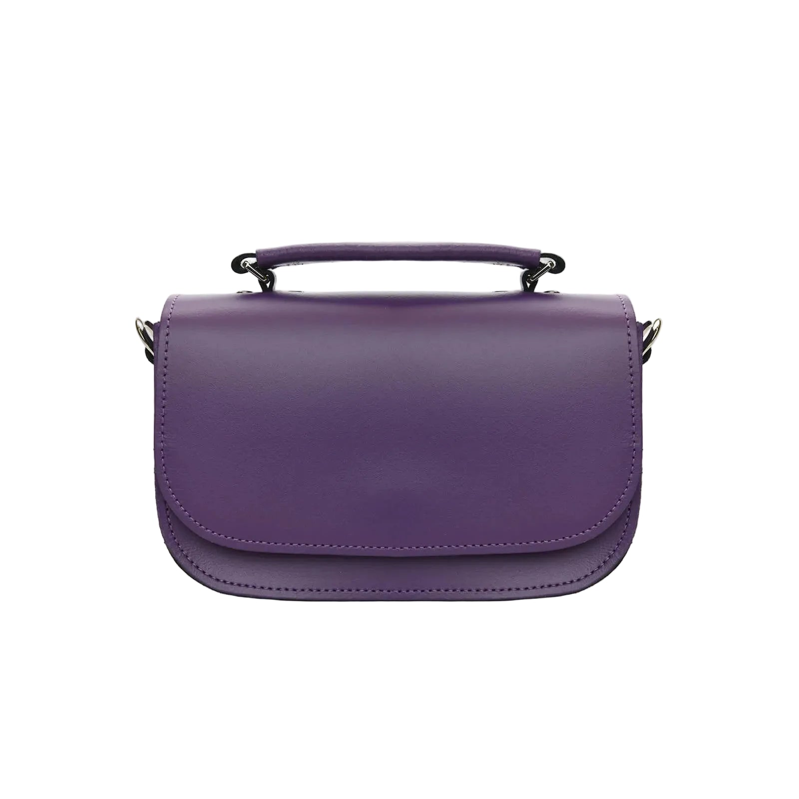 Zatchels Aura Handmade Leather Bag - Purple Clutch Bag emmy-jane-boutique.myshopify.com