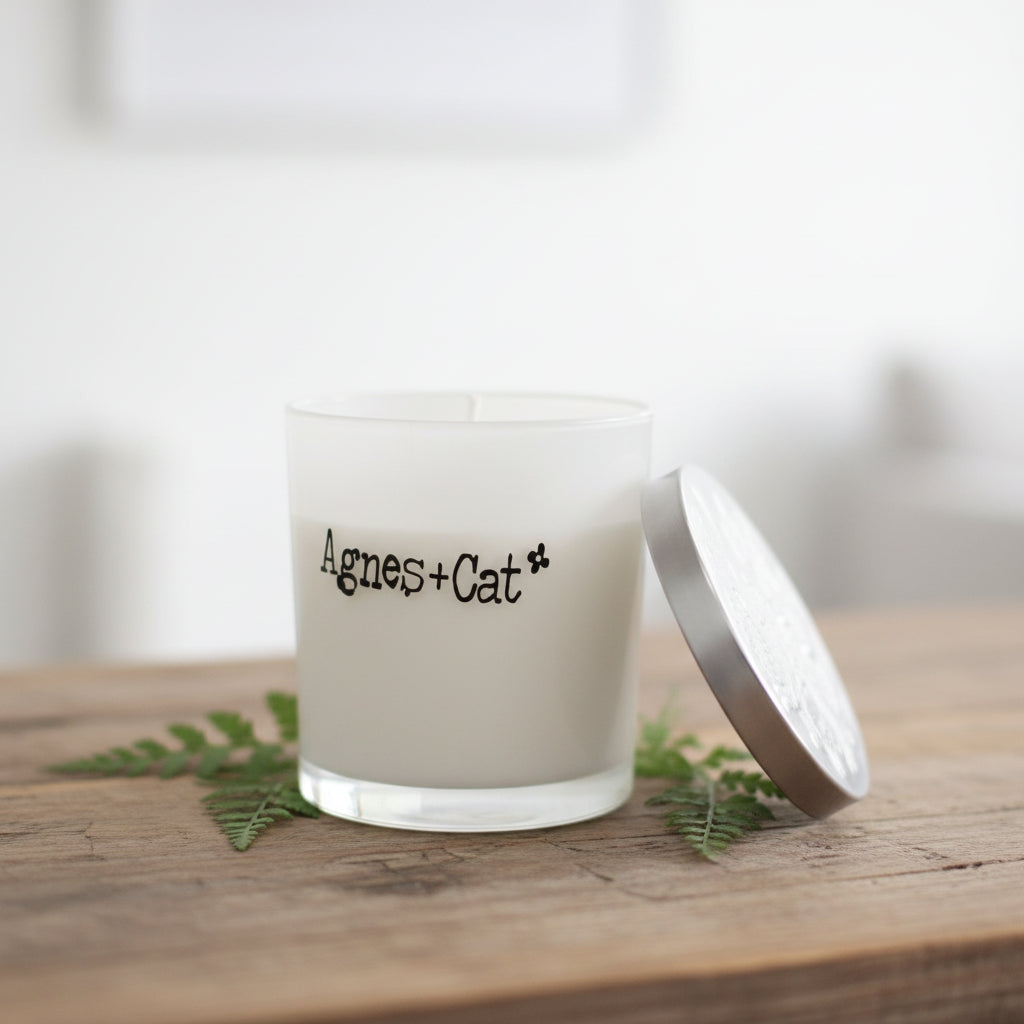 Glass Votive Candle - Tea and Roses