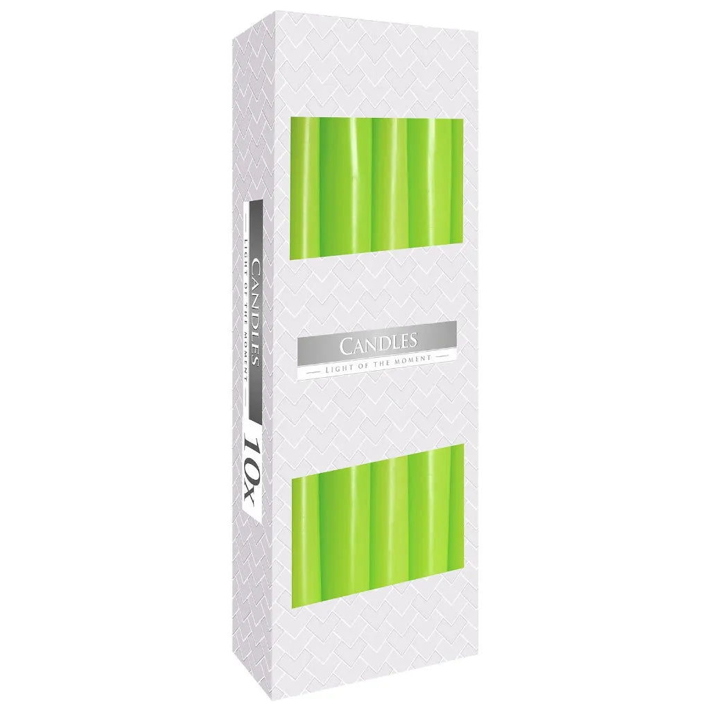 Ancient Wisdom Non Drip Taper Candles - Green - Unscented Candles Box of 10 Home & Garden > Decor > Home Fragrances > Candles > Pack Of 10 Taper Candles > Non Drip Candles emmy-jane-boutique.myshopify.com