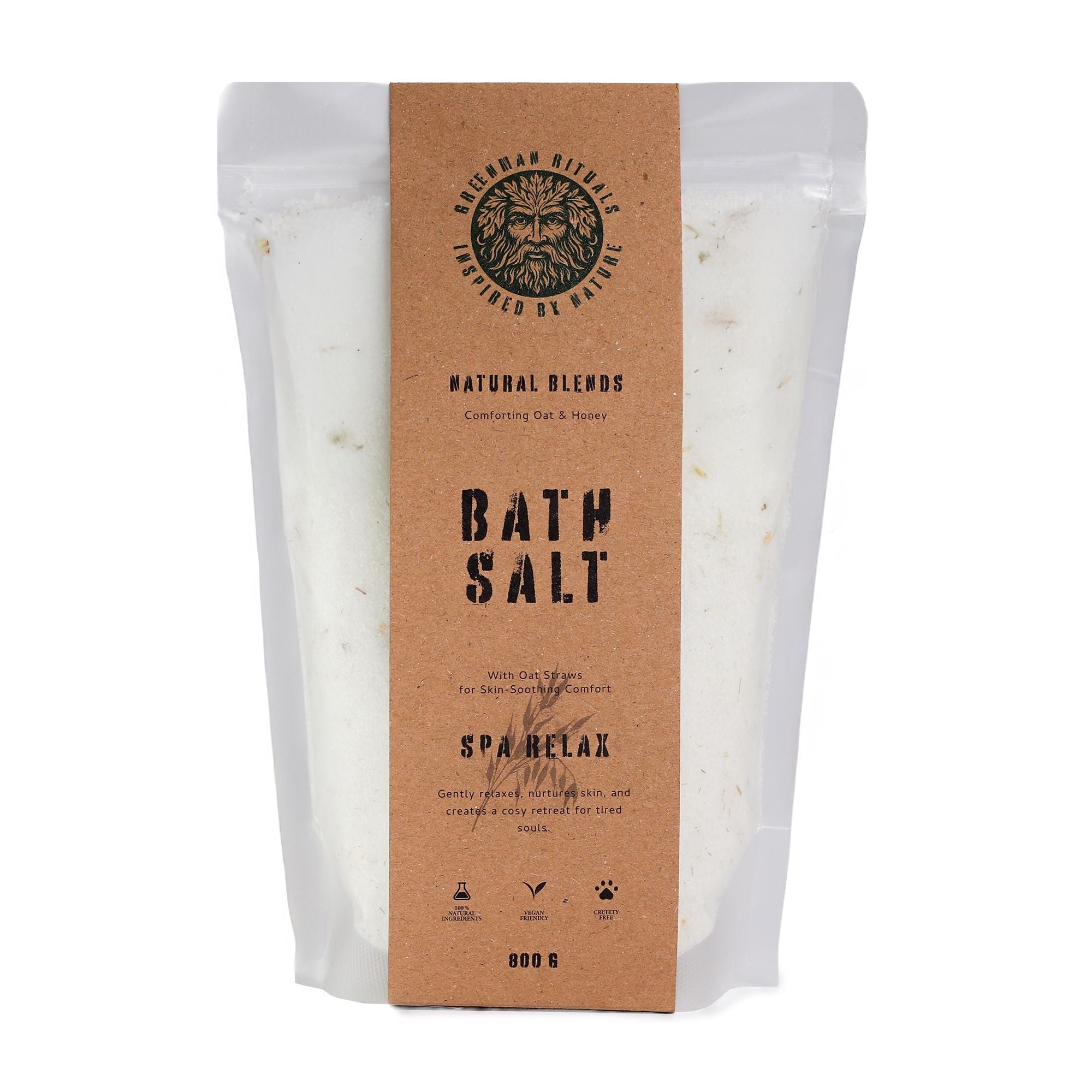 Honey-Scented Epsom Bath Salts with Oat Straw