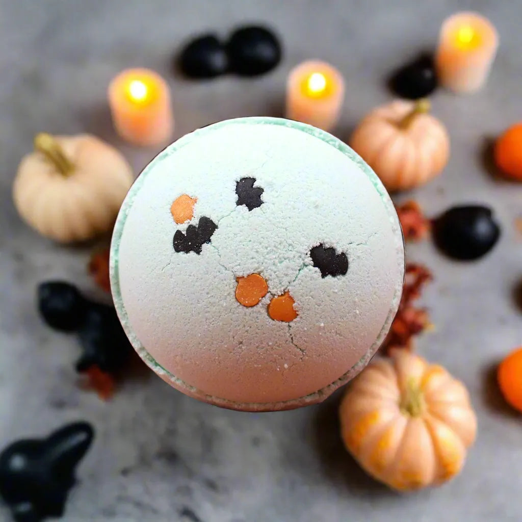 Ancient Wisdom Halloween Bath Bomb - Coconut & Lime Vegan Bathbombs For Kids Health & Beauty > Personal Care > Cosmetics > Bath & Body > Bath Additives > Bath Bombs for Kids > Childrens Bathbombs > Halloween Bath bombs emmy-jane-boutique.myshopify.com