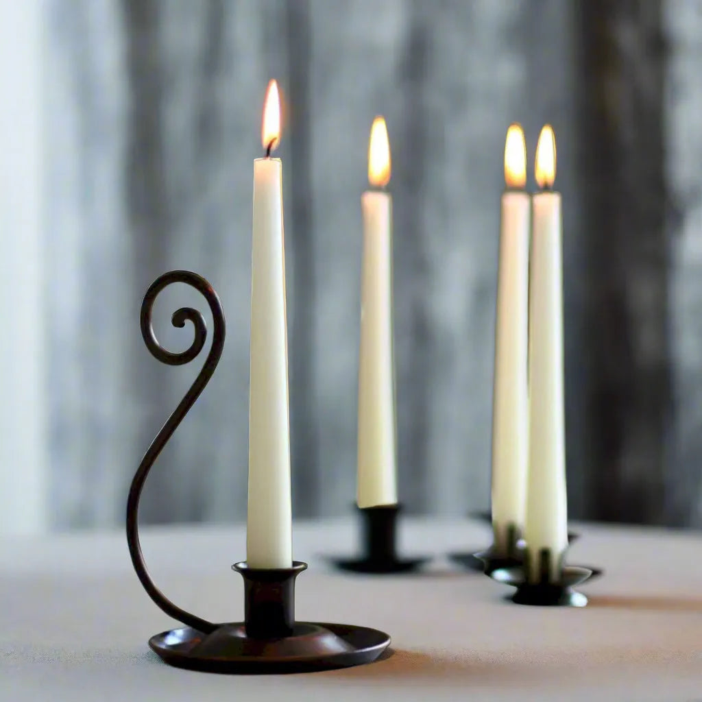 Ancient Wisdom Non Drip Taper Candles - White - Unscented Candles Box of 10 Home & Garden > Decor > Home Fragrances > Candles > Pack Of 10 Taper Candles > Non Drip Candles emmy-jane-boutique.myshopify.com