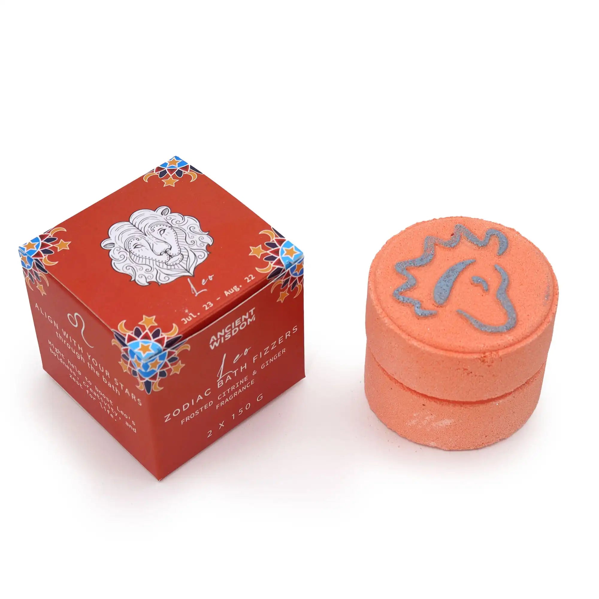 Ancient Wisdom Bath Fizzers Zodiac Horoscope Bathbombs 2 Pack Vegan Friendly Health & Beauty > Personal Care > Cosmetics > Bath & Body > Bath Additives > Bath Fizzers Zodiac Bath Fizzers > Horoscope Bathbombs 2 Pack > Vegan Friendly Bath Bombs emmy-jane-boutique.myshopify.com