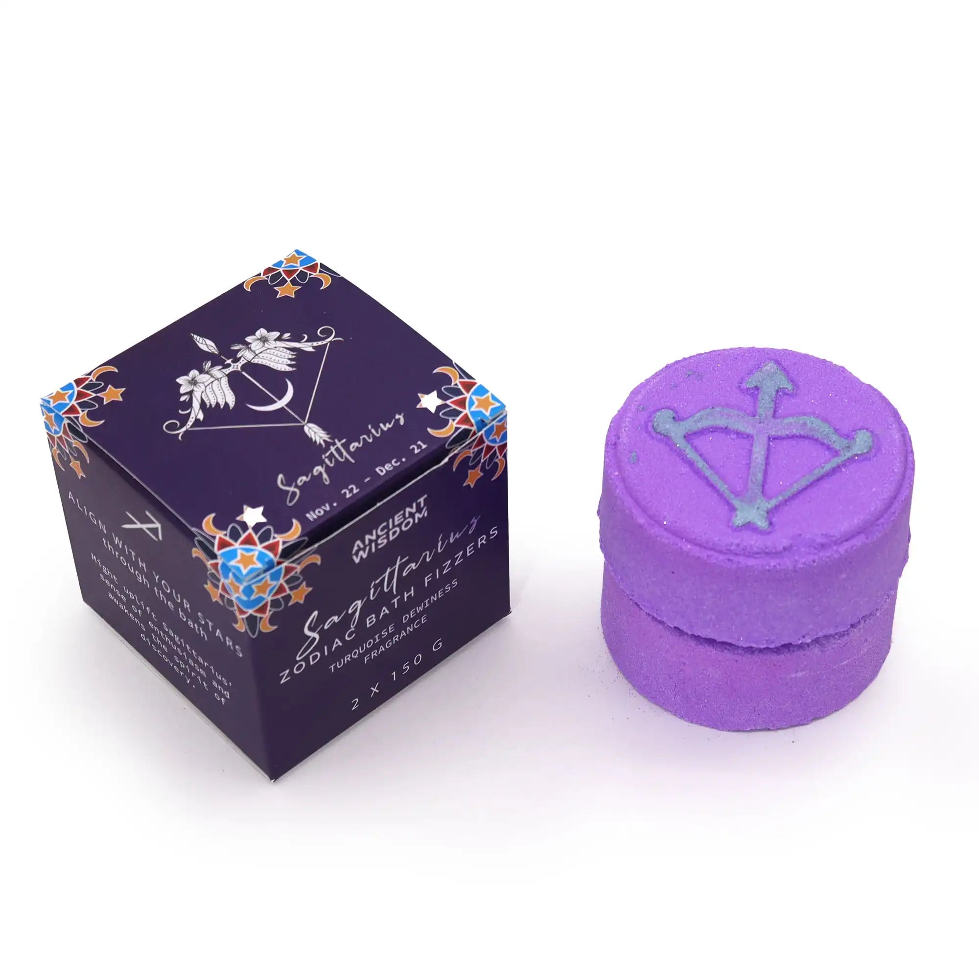 Ancient Wisdom Bath Fizzers Zodiac Horoscope Bathbombs 2 Pack Vegan Friendly Health & Beauty > Personal Care > Cosmetics > Bath & Body > Bath Additives > Bath Fizzers Zodiac Bath Fizzers > Horoscope Bathbombs 2 Pack > Vegan Friendly Bath Bombs emmy-jane-boutique.myshopify.com